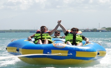 Flying fish in tanjung benoa bali